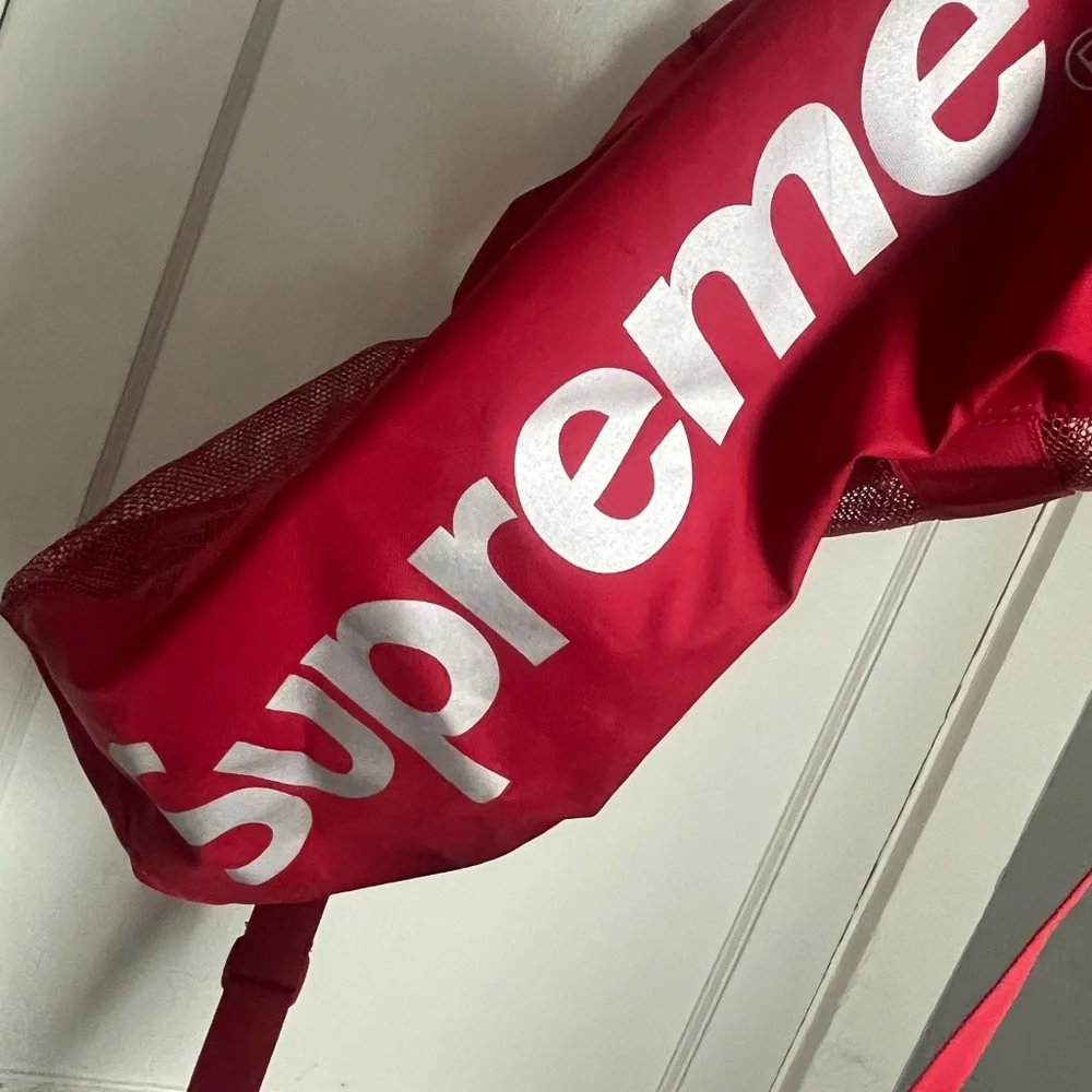 Supreme red limited edition mesh duffel bag collab cordura spring 2020 large